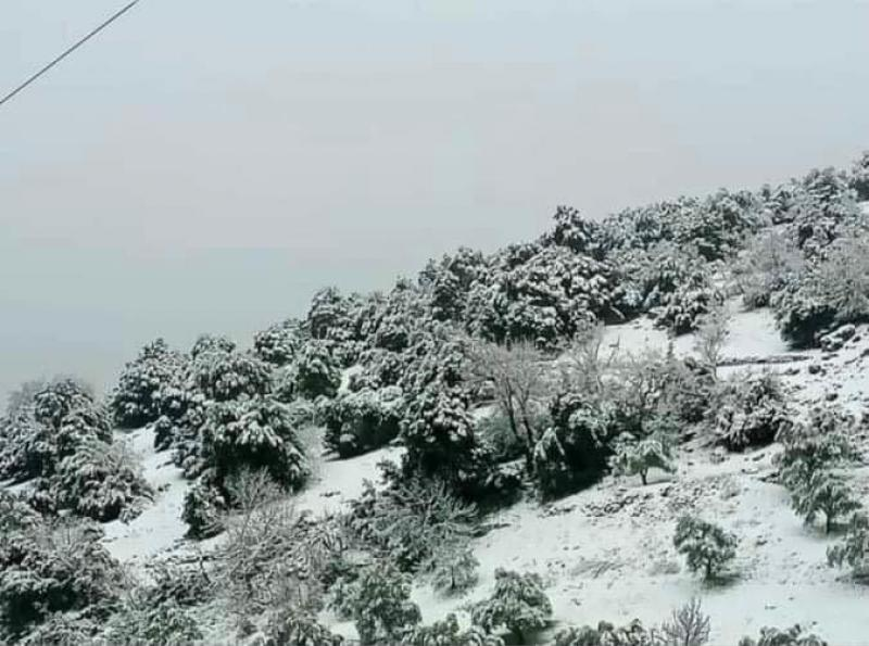 ارتفاعات الثلوج المسجلة في إفران وتازة